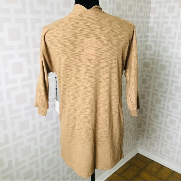 Laundry by Shelli Segal Dolman Sleeve Knit Cardigan Camel S NWT - Picture 3 of 3